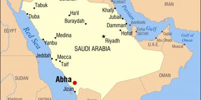 Abha KSA zemljevid