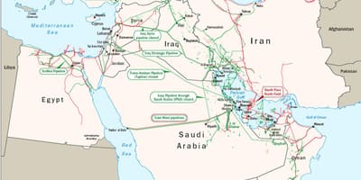 Zemljevid safaniya Savdska Arabija