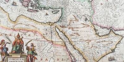 Stari zemljevid Savdska Arabija